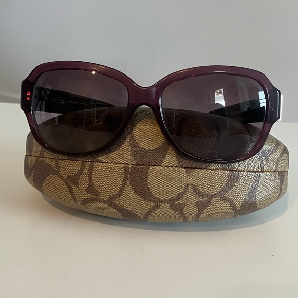 Coach Purple Pamela Sunglasses - Picture 3 of 8